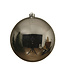 Boule plastique brillante argent