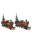 Train en fer vert et rouge