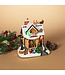 Maison de Noël musicale illuminée 10, 6 pouces