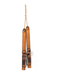 Ornement ski en bois suspendu 30 po