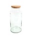Terrarium cylindrique avec bouchon de liège