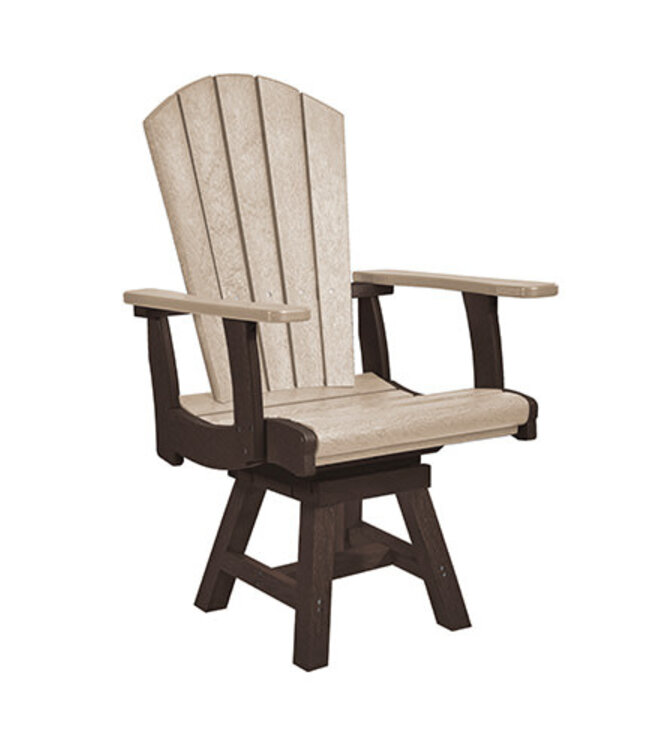 CRP Products Fauteuil de jardin pivotant avec bras