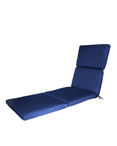 Coussin chaise longue réversible de luxe de hometrends,« Bleu
