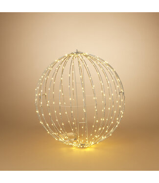Sphère lumineuse de Noël en métal