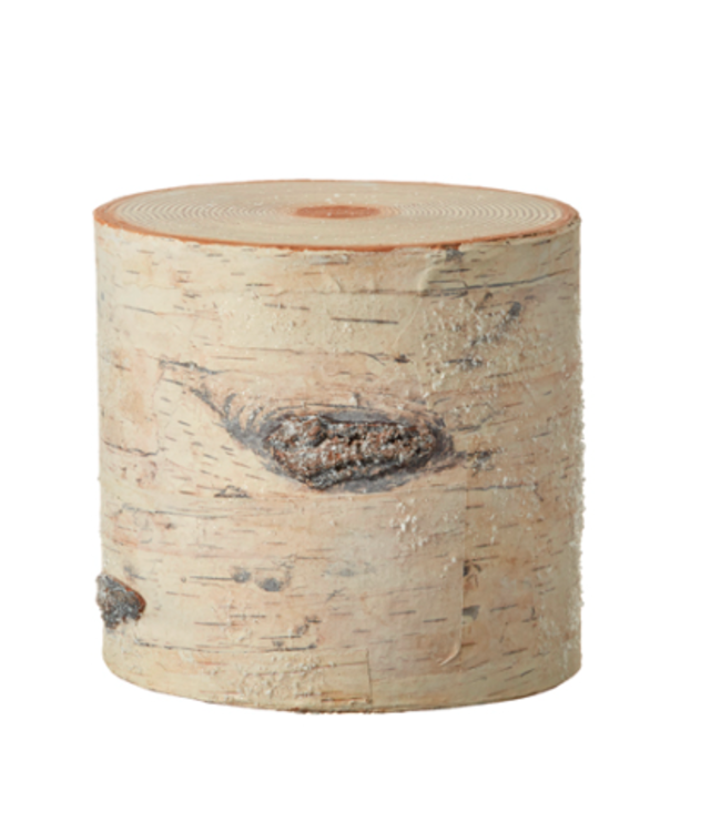 Demi-bûche décorative | Accessoire naturel pour décoration intérieure