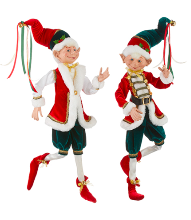 Lutin traditionnel rouge et vert