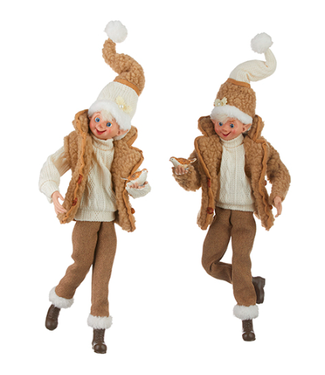 Lutin de nature avec oiseau