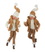 Lutin de nature avec oiseau