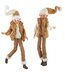 Lutin de nature avec oiseau
