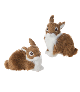 Ornement lapin brun