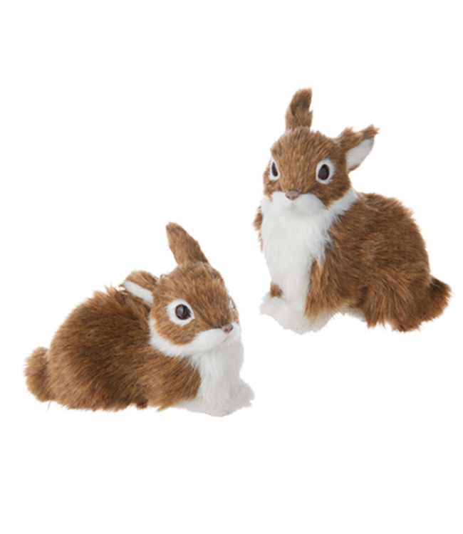Ornement lapin brun