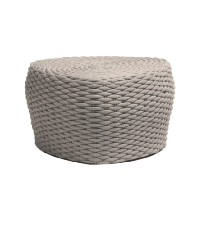 Ratana Pouf Roca | Tricoté et sophistiqué