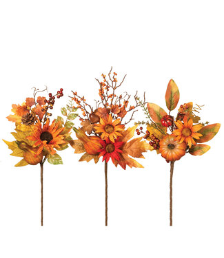 Pic fleuri d'automne