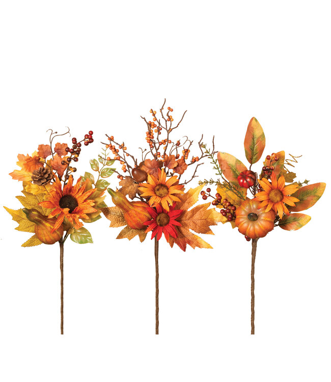 Pic fleuri d'automne