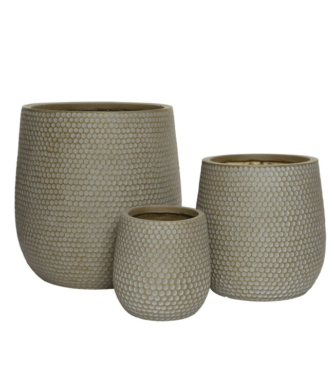 Cache-Pot Zoé Taupe | Élégance et Modernité pour Vos Plantes