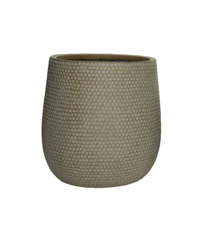 Cache-Pot Zoé Taupe | Élégance et Modernité pour Vos Plantes