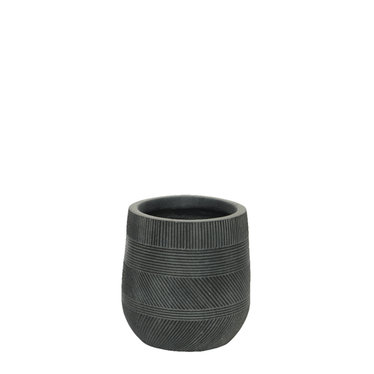 Cache-pot Liam anthracite