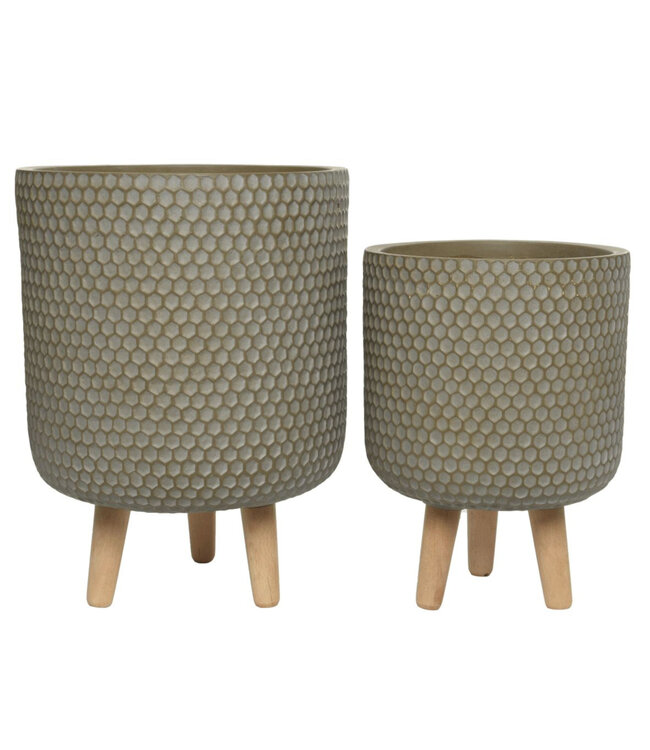 Cache-Pot Zoé sur Pieds | Élégance et Hauteur pour Vos Plantes