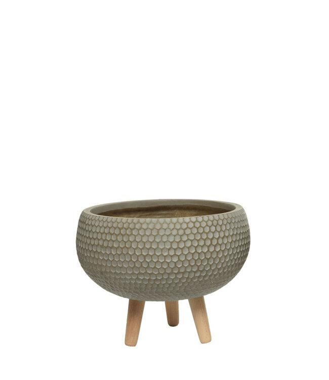 Cache-pot Zoe bol sur pieds