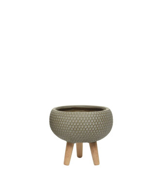 Cache-pot Zoe bol sur pieds