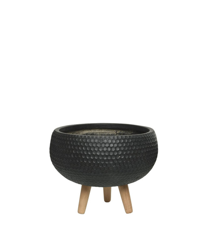 Cache-pot Zoe bol sur pieds