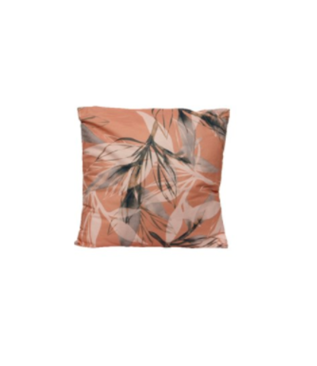 Coussin décoratif feuillage naturel