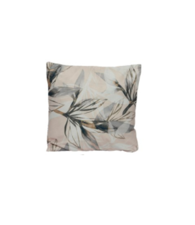 Coussin décoratif feuillage naturel