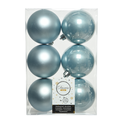 Boules plastique bleu poudre