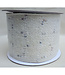 Ruban blanc et platine