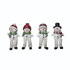 Figurine bonhomme de neige assis