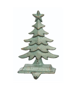 Support pour bas de Noël sapin vert