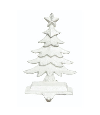 Support pour bas de Noël sapin blanc