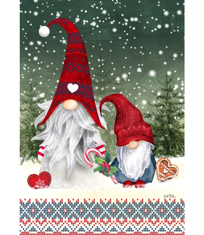 Drapeau gnomes d'hiver