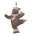Ornement ours en patins