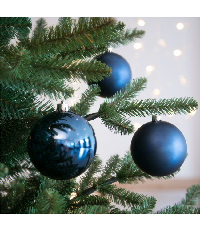 Boules plastique bleu nuit