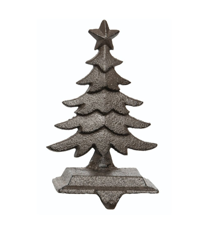 Support pour bas de Noël sapin noir
