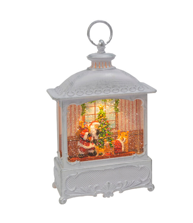 Lanterne d'eau blanche rectangulaire