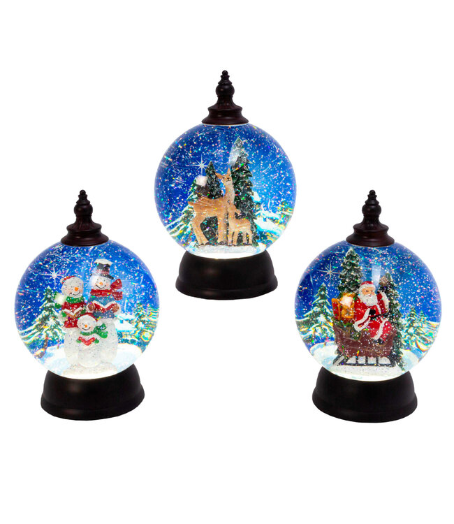 Lanterne d'eau Fond de forêt | La magie lumineuse de Noël