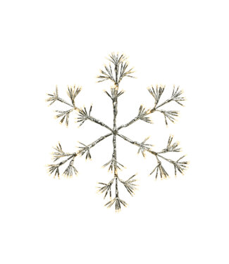 Flocon lumineux LED blanc chaud
