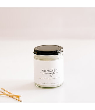 Marée Chandelles Chandelle de soya - Framboise rouge