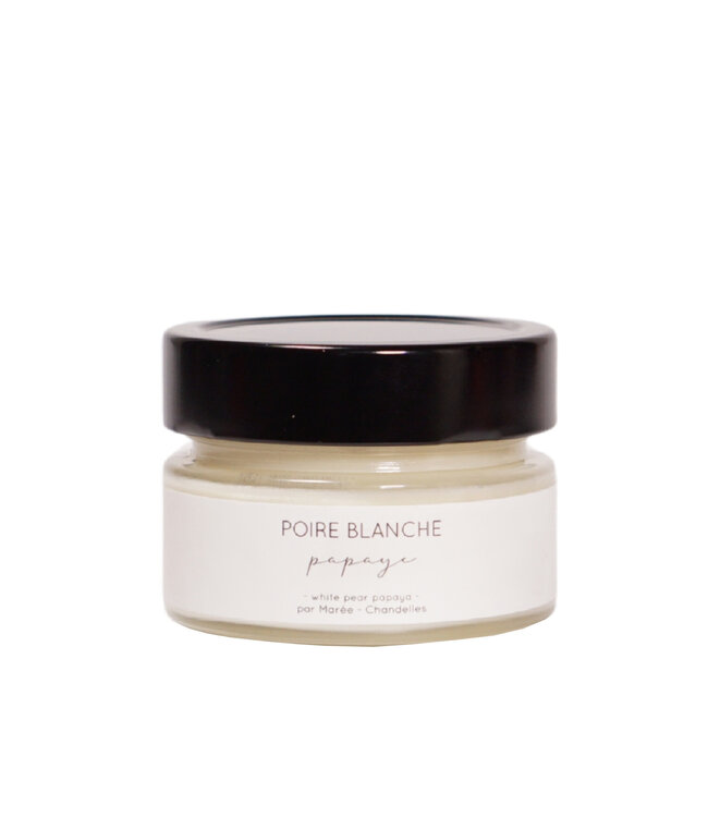 Chandelle de soya - Poire blanche et papaye