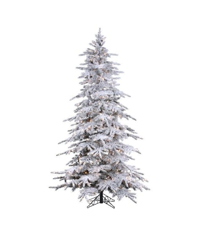 Sapin Balsam enneigé illuminé G40