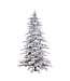 Sapin Balsam enneigé illuminé G40