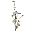 Tige fleuri "Blossom" blanche