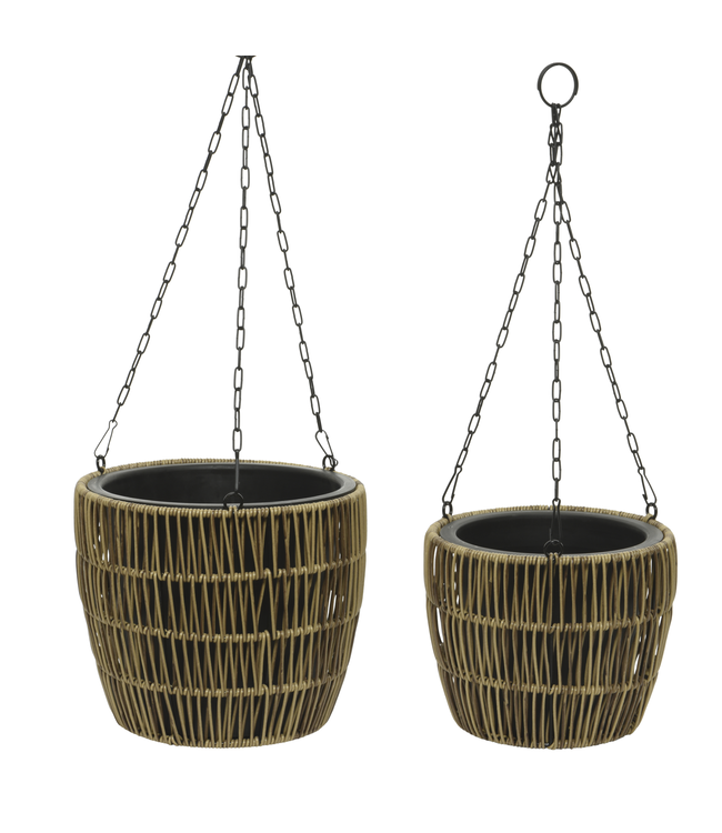 Pot Kate suspendu en osier