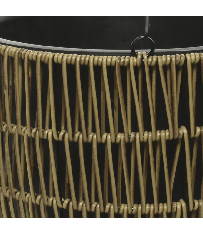 Pot Kate suspendu en osier