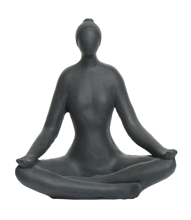 Statue femme en posture de yoga | Sérénité