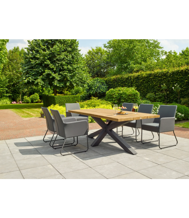 Life Outdoor Living Table à diner Timor Teak 110''