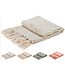Jeté en coton beige 51 x 67 po