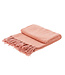 Jeté en coton rose 51 x 67 po